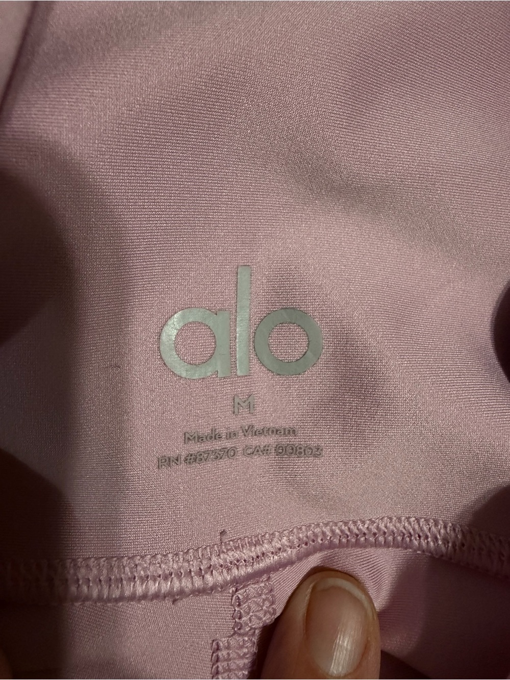 ALO Yoga Light Pink High-Rise Airlift Legging - Picture 3 of 7